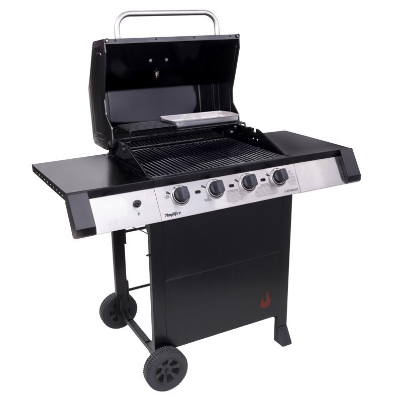 Charbroil 4 Burner Liquid Propane Grill Black/Silver