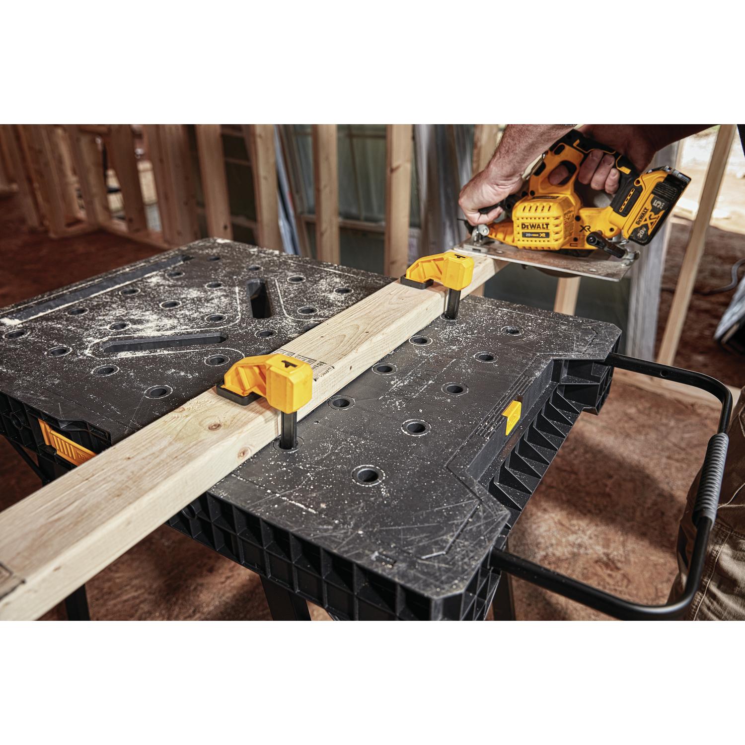 DeWalt 33 in. L X 23 in. W X 31 in. H Folding Workbench 1000 lb. cap.
