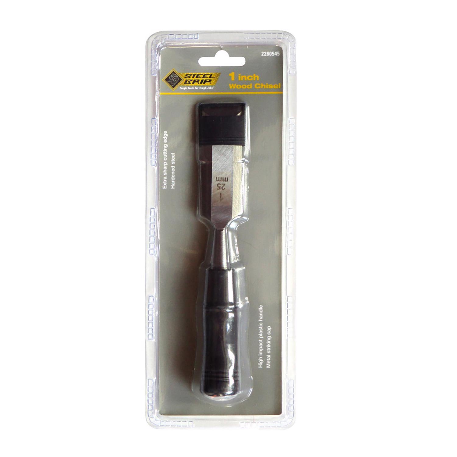 Steel Grip 1 in. W X 4 in. L Wood Chisel 1 pk