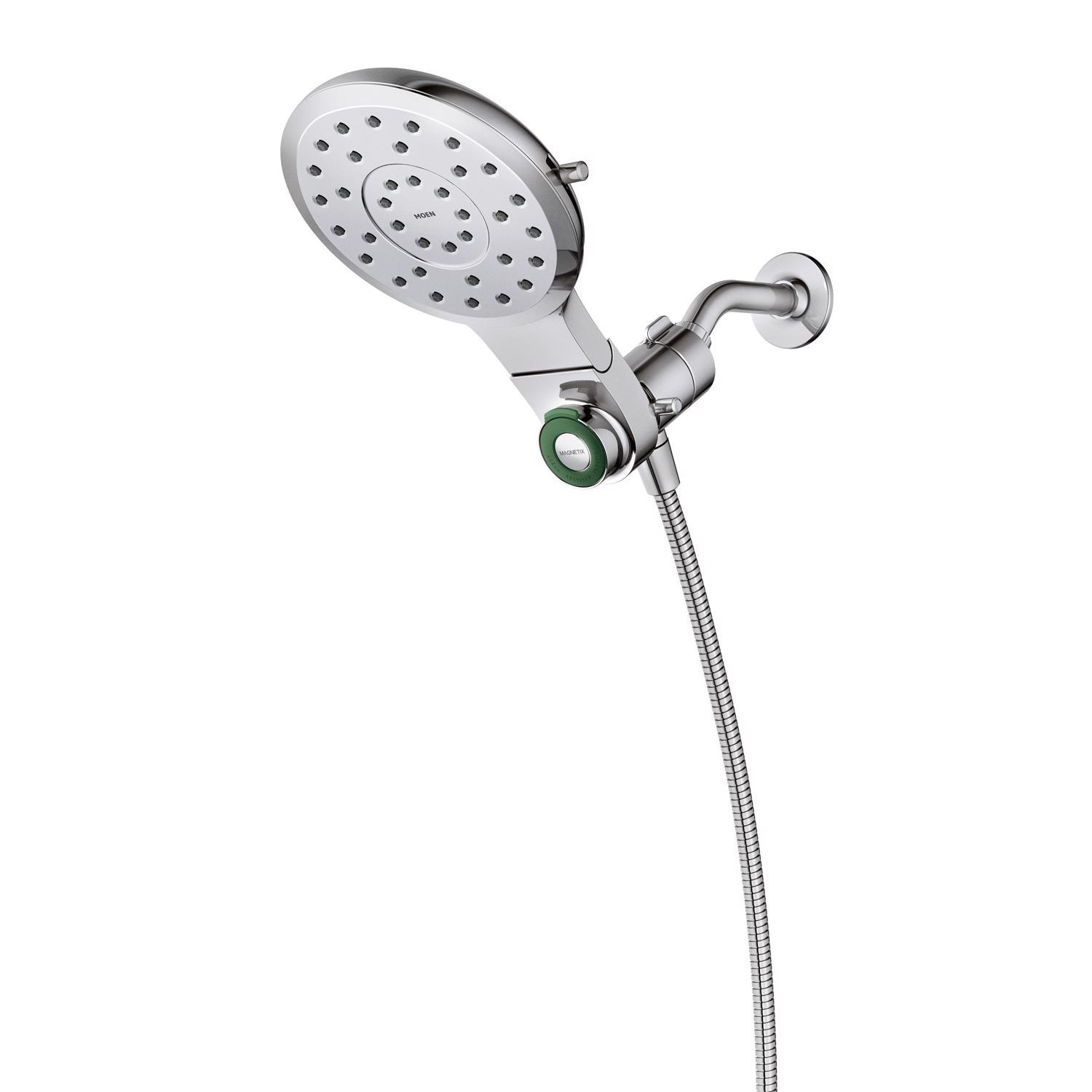 Moen Chrome Metal 8 settings Showerhead Combo 1.75 gpm
