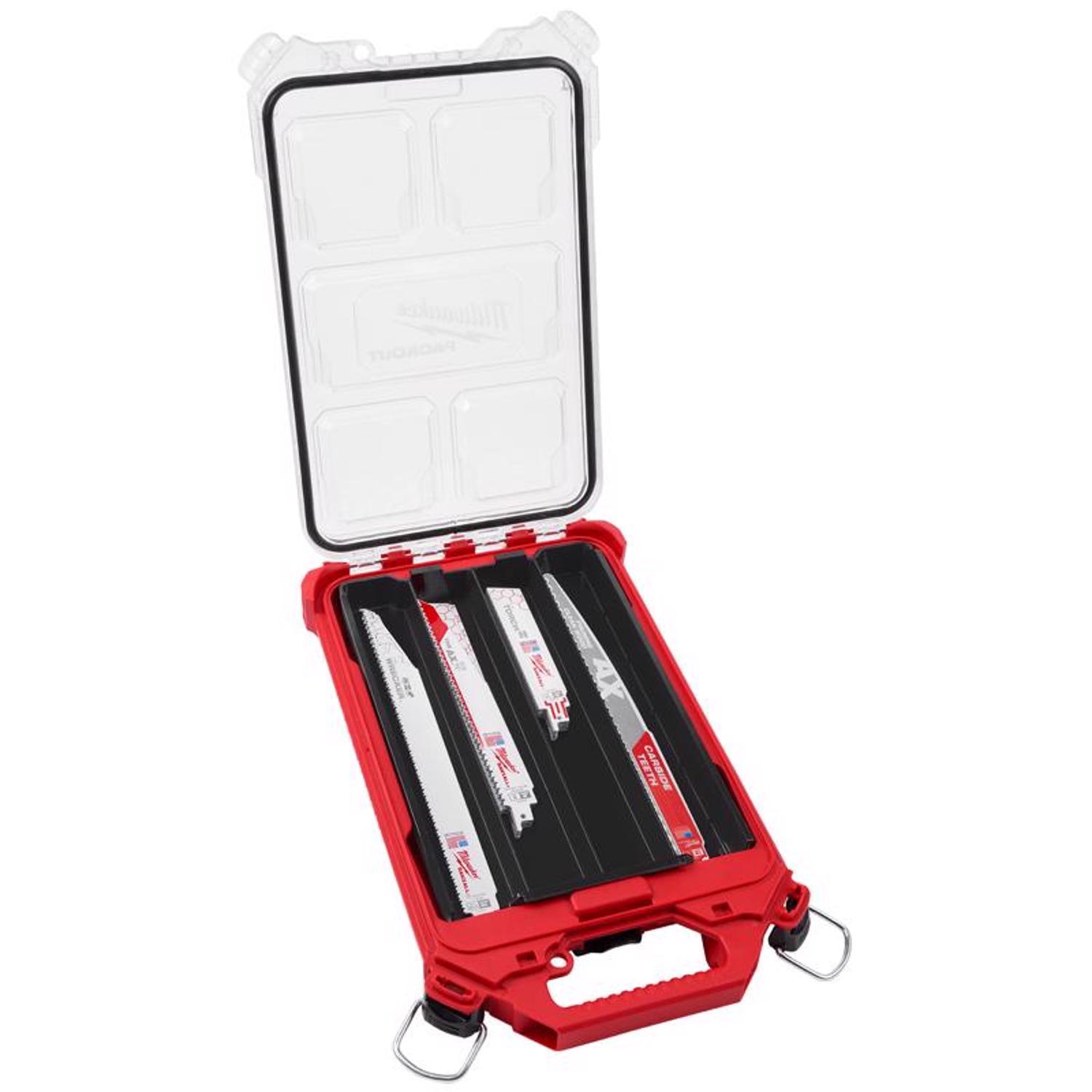 Milwaukee Packout High Speed Steel Reciprocating Saw Blade Set 1 Pack