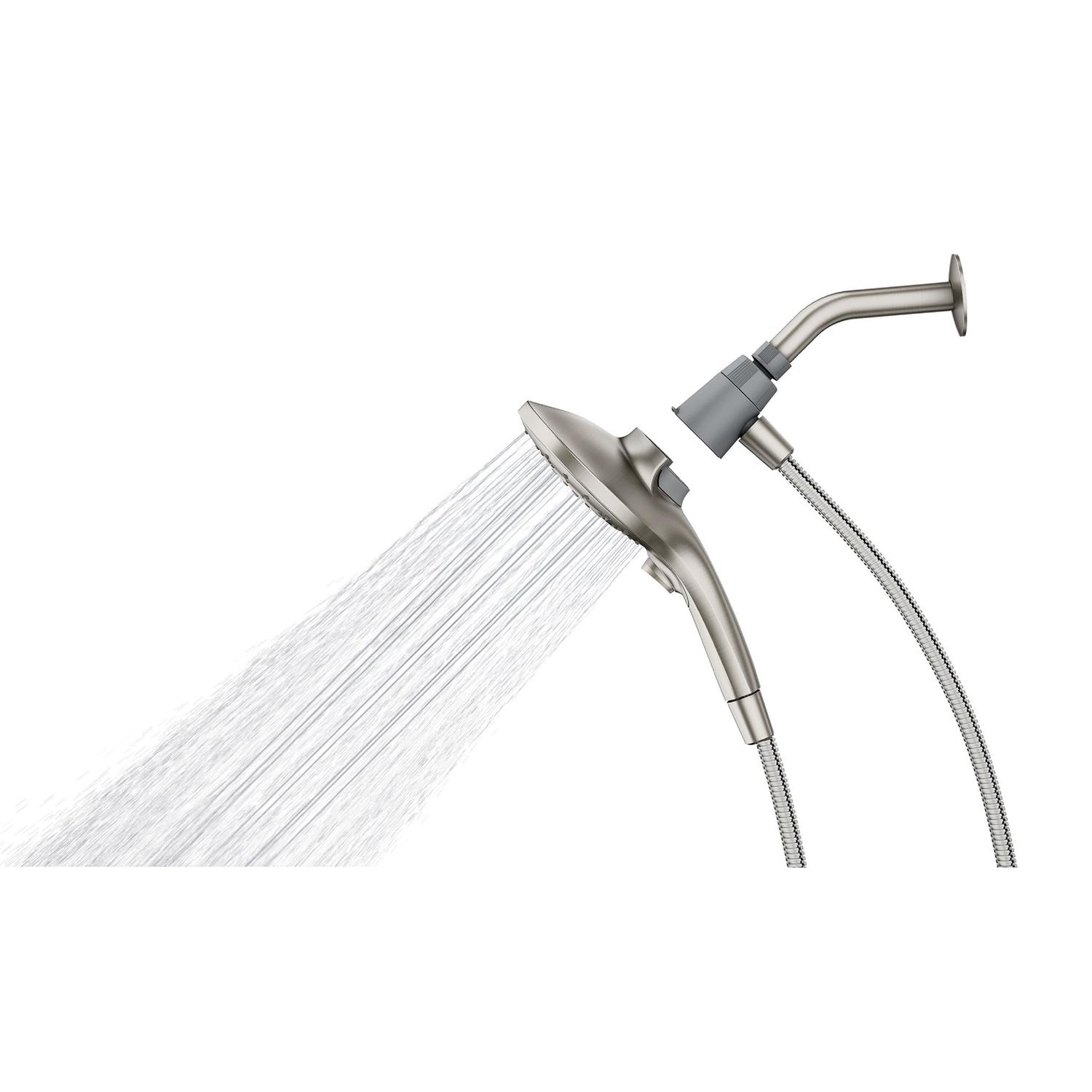 Moen Engage Brushed 6 settings Handheld Showerhead 1.75 gpm