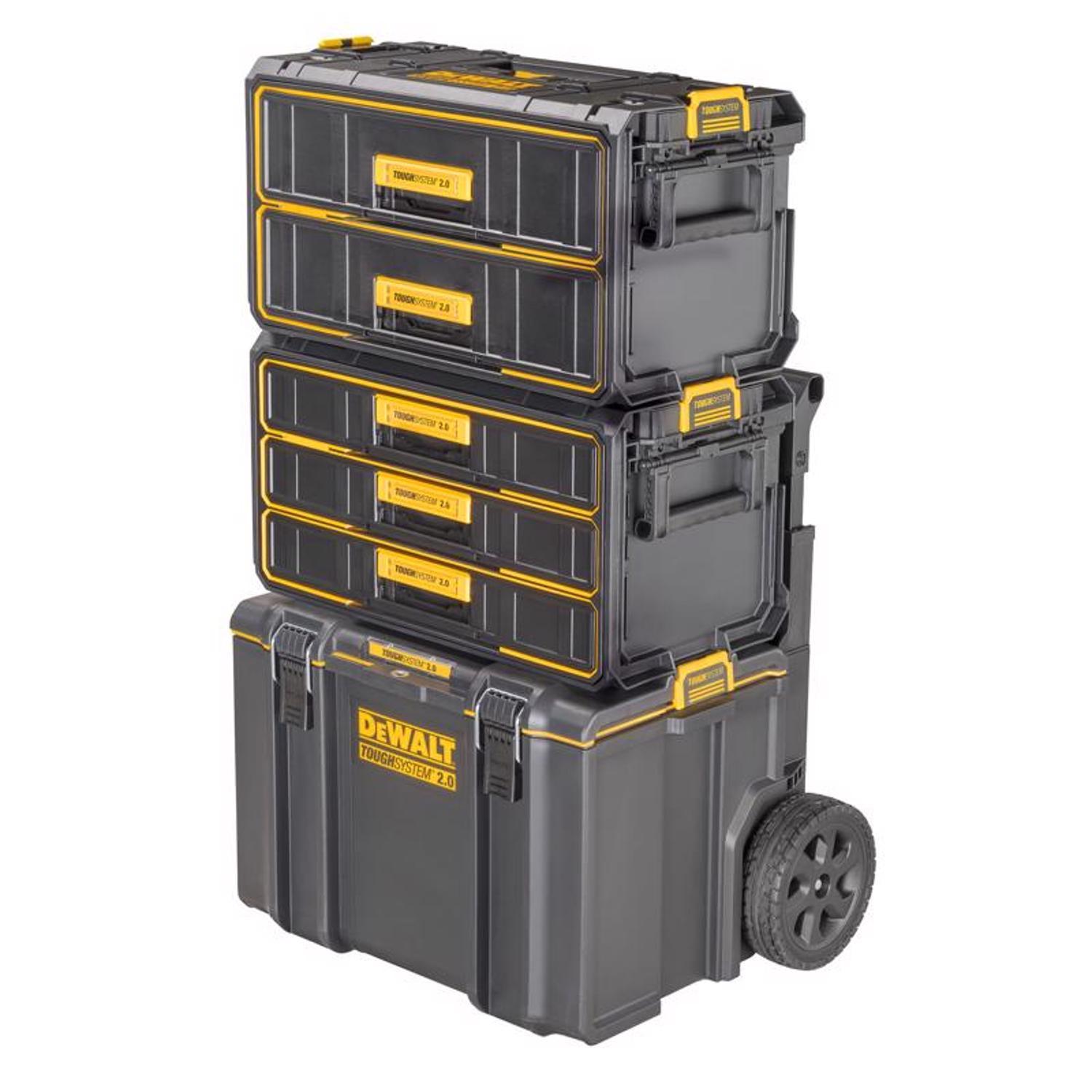 DeWalt ToughSystem 2.0 21.3 in. Tool Box Black/Yellow
