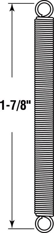 Prime-Line 1-7/8 in. L X 5/32 in. D Extension Spring 2 pk