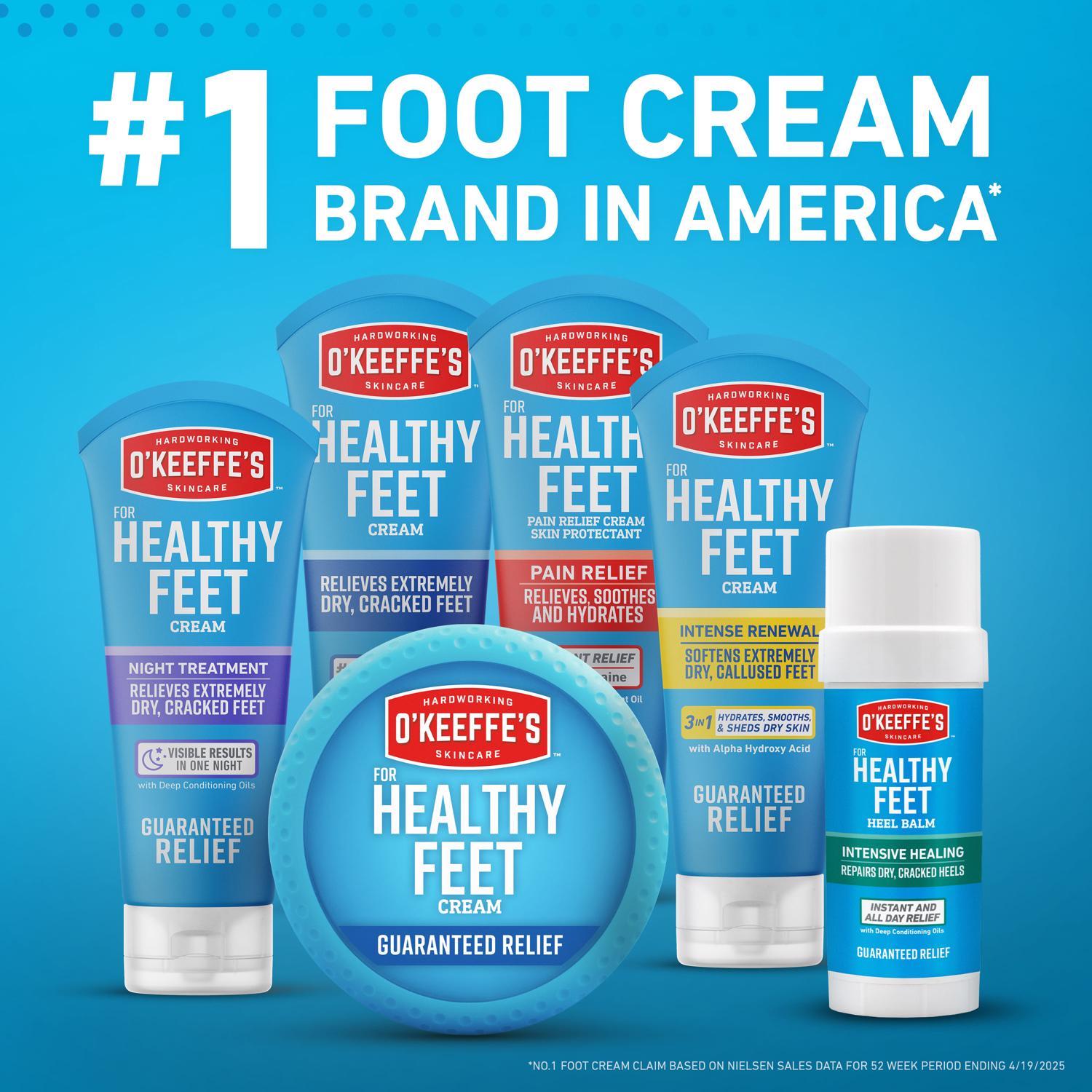 O'Keeffe's Healthy Feet No Scent Foot Repair Cream 3.2 oz 1 pk