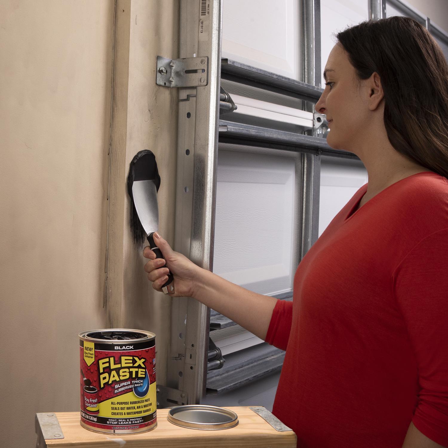 Flex Seal Family of Products Flex Paste Black Rubberized Paste 3 lb