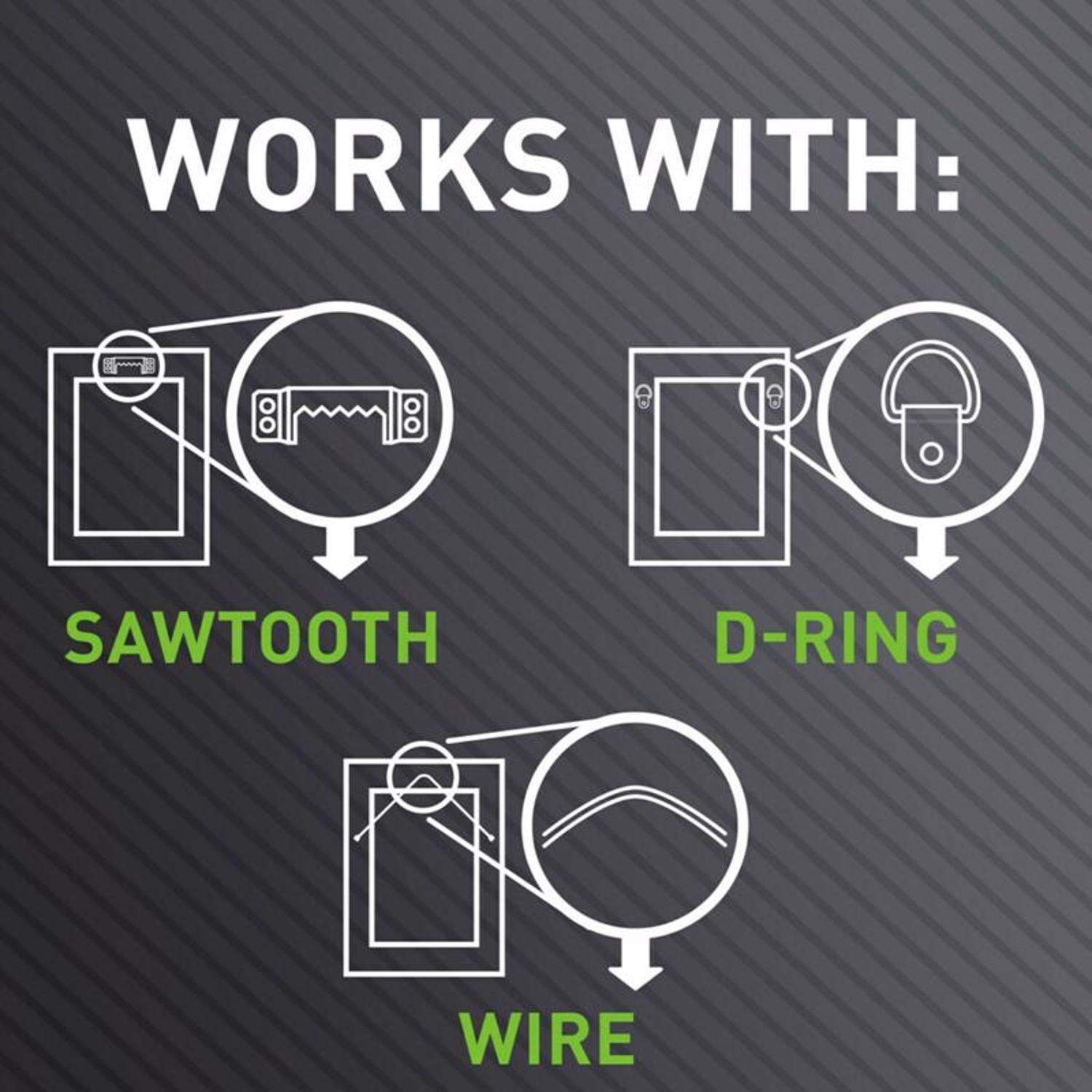 3M Claw Silver Drywall Picture Hanger 25 lb 1 pk