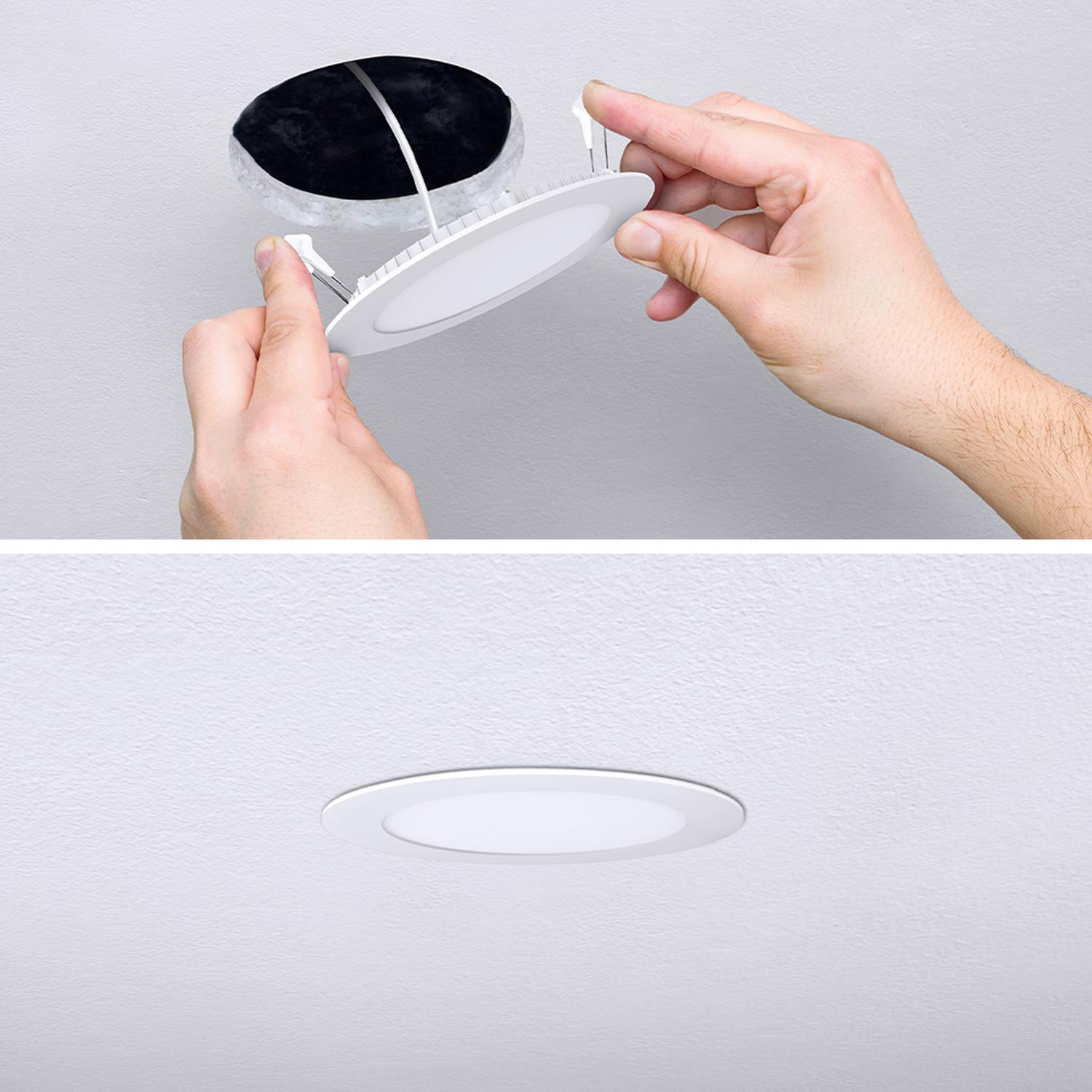 Feit LED Retrofits White 7.1 in. W LED Canless Recessed Downlight 13 W