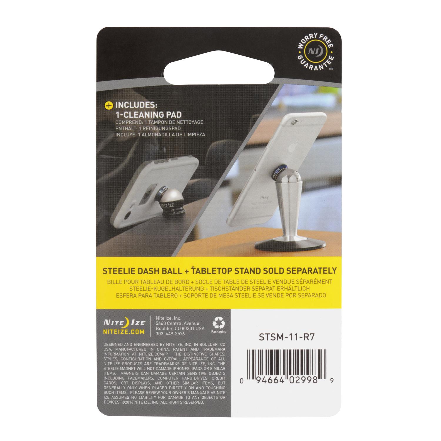 Nite Ize Steelie Silver Magnet Phone Socket For All Mobile Devices