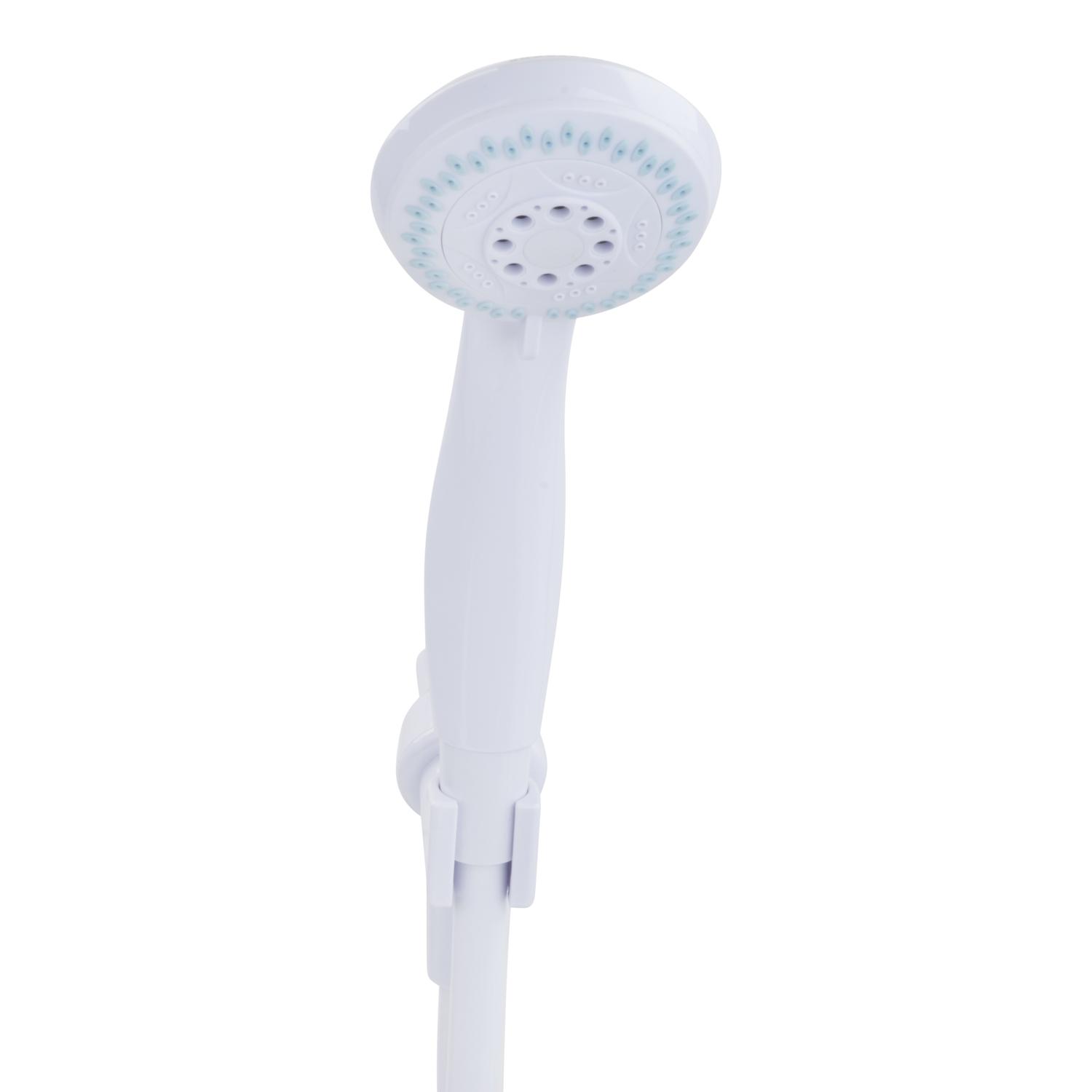 OakBrook White PVC 3 settings Handheld Showerhead 1.8 gpm