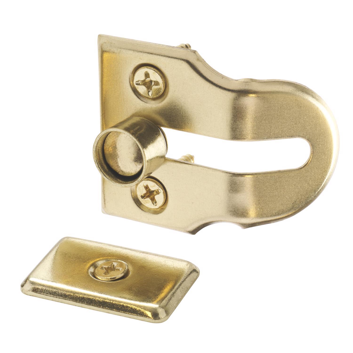 Ace Metallic Brass Window Lock 2 pk
