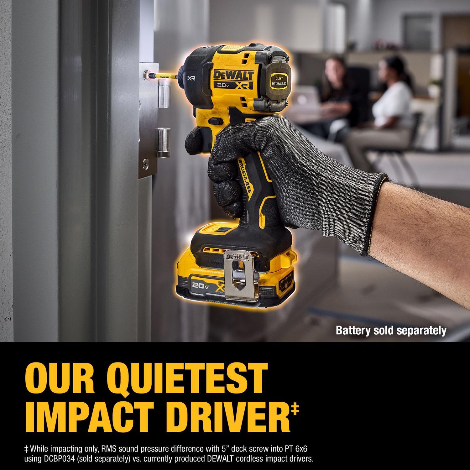 DeWalt 20V MAX XR 1/4 in. Cordless Brushless Hydraulic Impact Driver Tool Only
