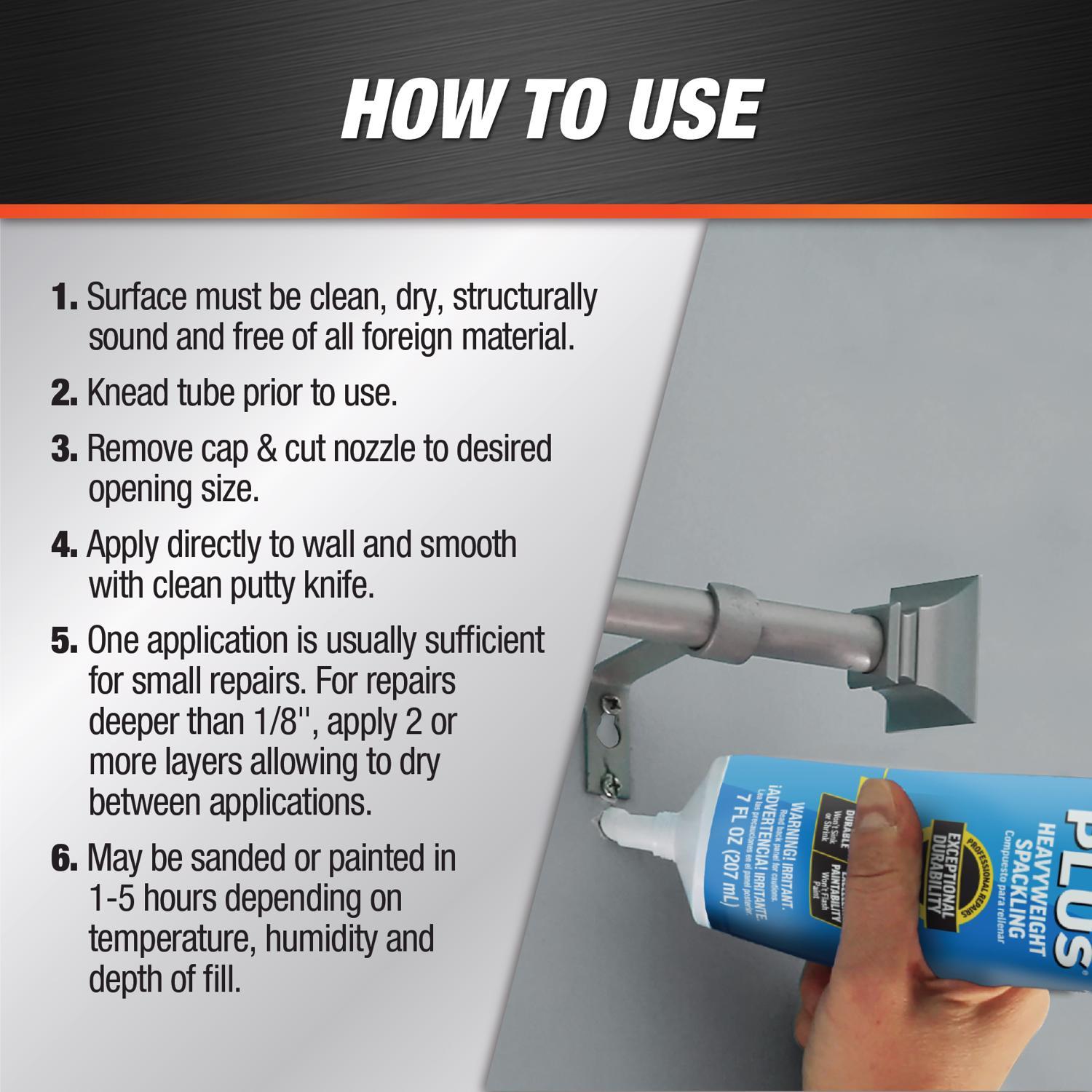 DAP Alex Plus Ready to Use White Spackling Compound 7 oz