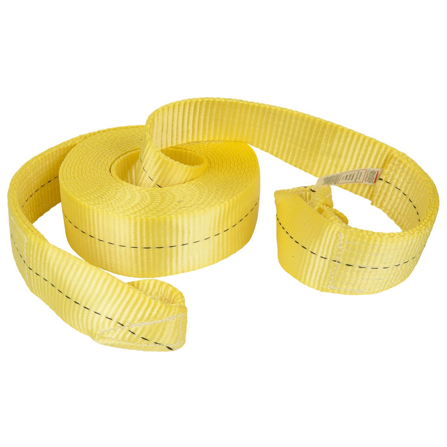 Keeper 3 in. W X 30 ft. L Yellow Vehicle Recovery Strap 15000 lb 1 pk