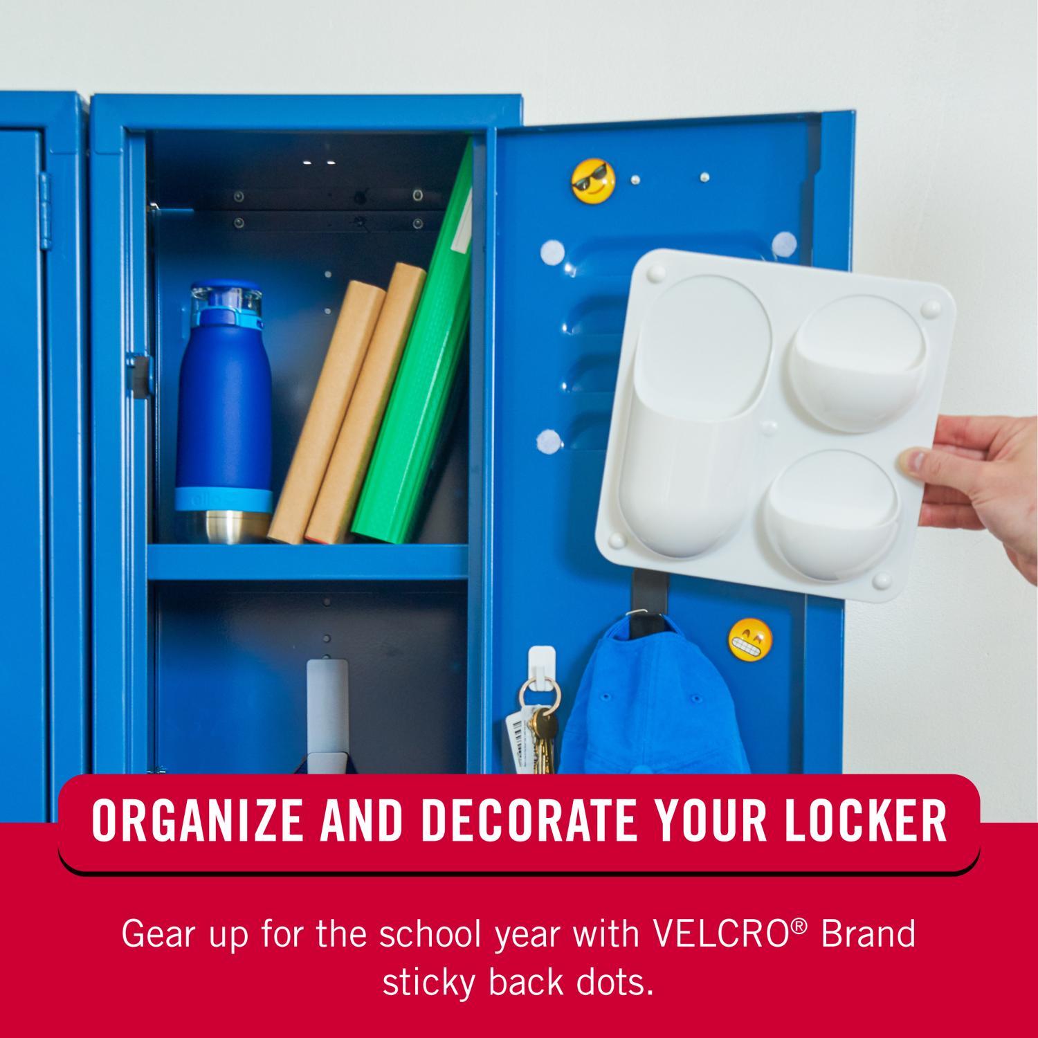 VELCRO Brand Sticky Back Small Nylon Hook and Loop Fastener 5/8 in. L 15 pk