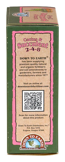 Down To Earth Cactus & Succulent Mix 2-4-8 1 lb.