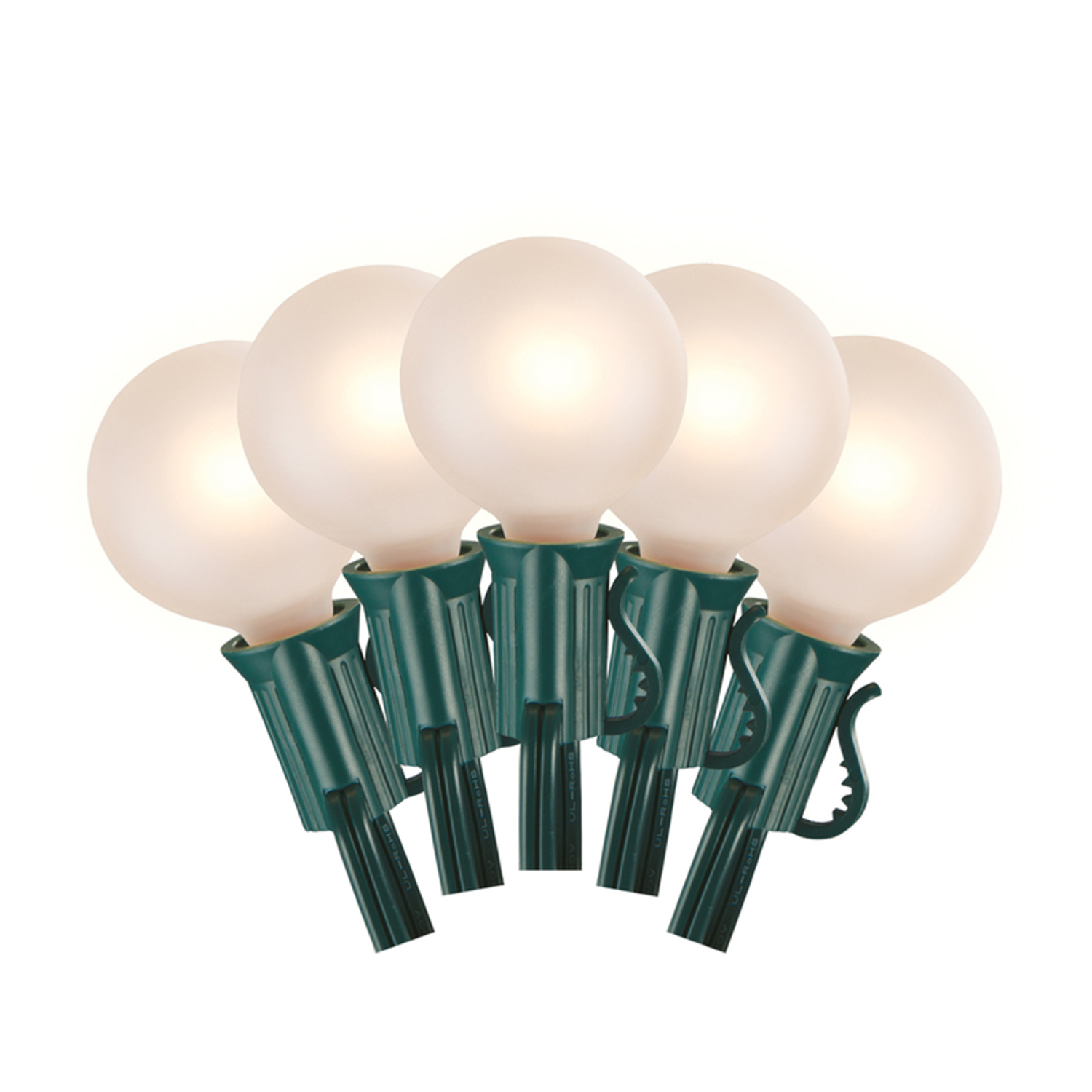 Celebrations Incandescent G40 Globe White 25 ct String Christmas Lights 24 ft.