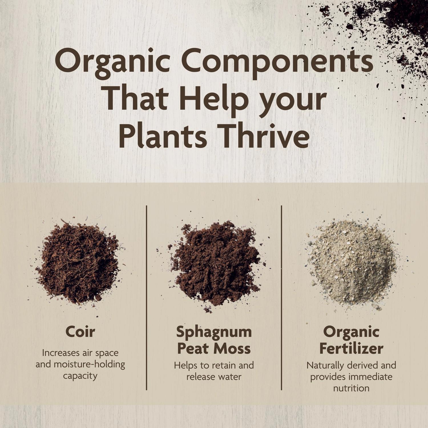 Miracle-Gro Organic Indoor Plant Potting Mix 16 qt