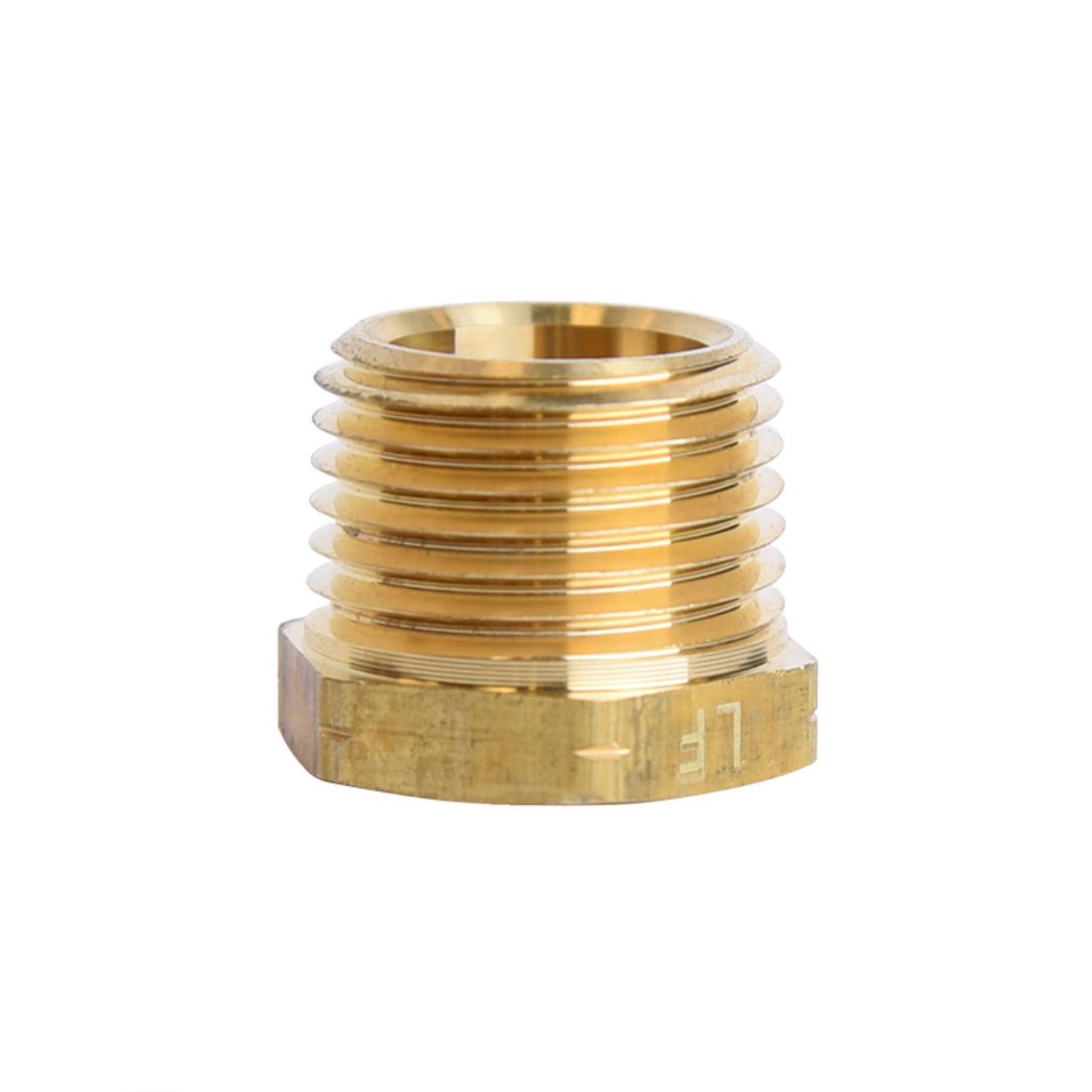 ATC 1/2 in. MPT 3/8 in. D FPT Brass Hex Bushing