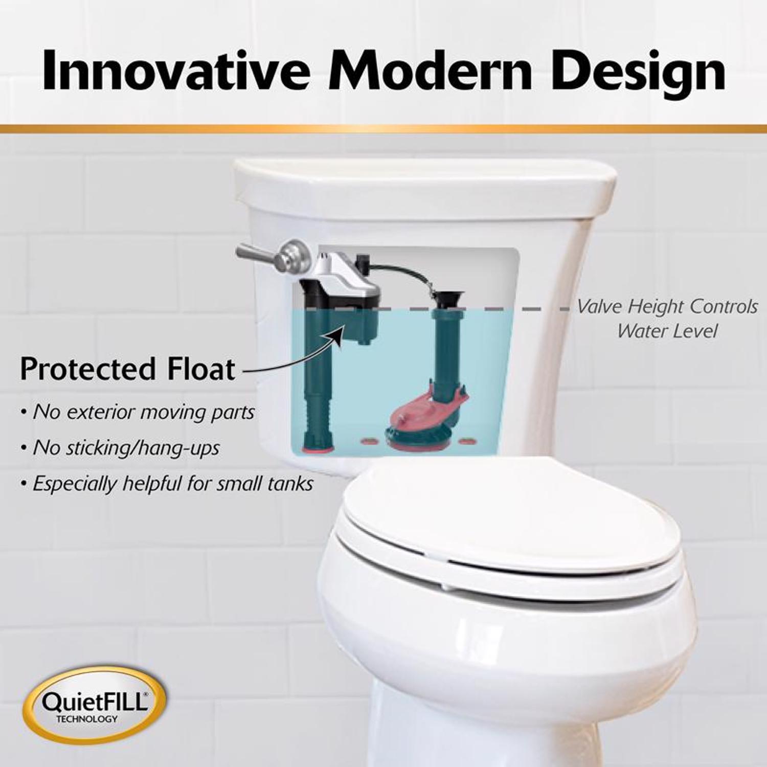 Korky QuietFILL Platinum Fill Valve And Flapper Kit