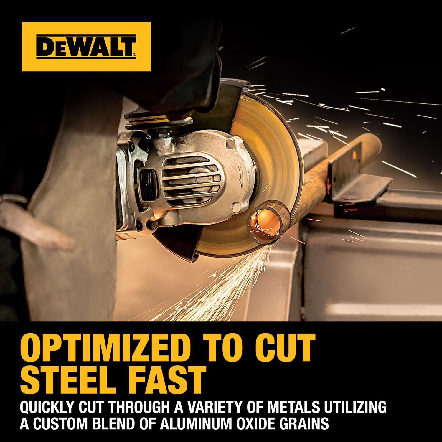 DeWalt 6 in. D X 7/8 in. Aluminum Oxide Cutting Wheel 1 pk