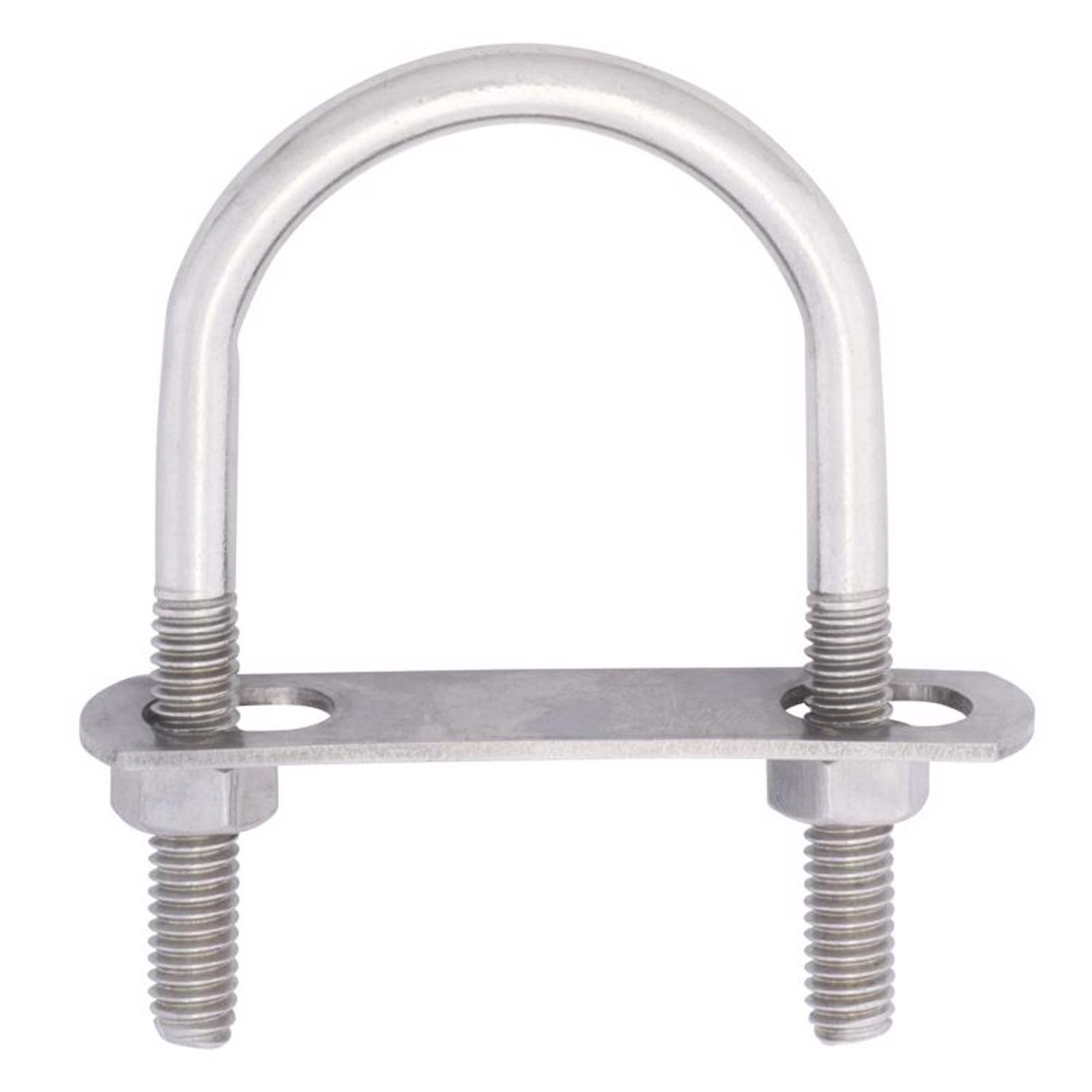 Hampton 5/16 in. X 1-3/4 in. W X 3 in. L Coarse Stainless Steel U-Bolt