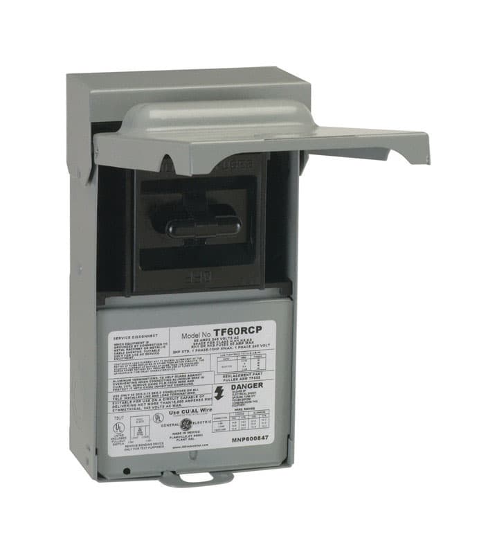 ABB 60 amps Fusible 2-Pole AC Disconnect