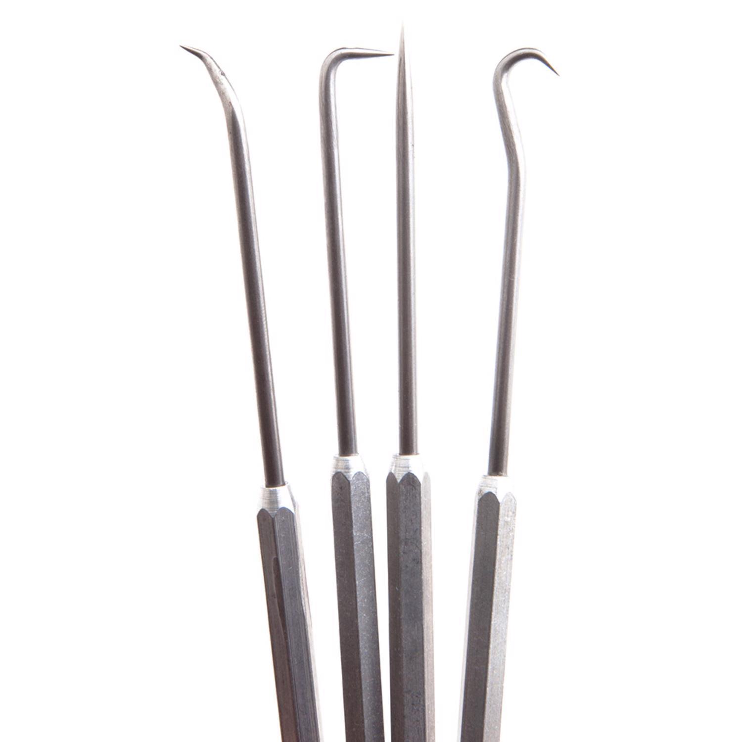 Forney 8.75 in. L X 1.88 in. W Hook and Pick Set 4 pc