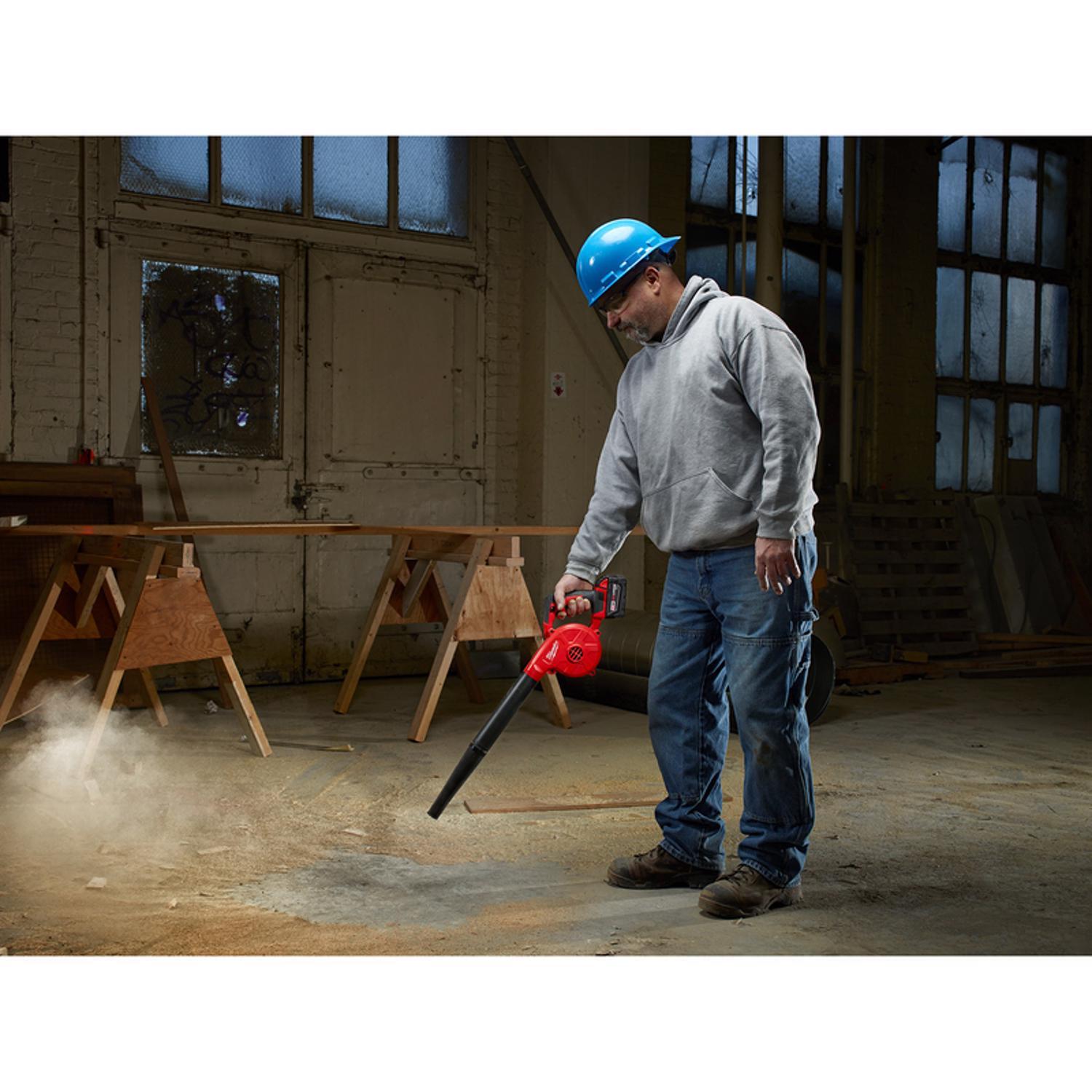 Milwaukee M18 0884-20 160 mph 100 CFM 18 V Battery Handheld Compact Leaf Blower Tool Only