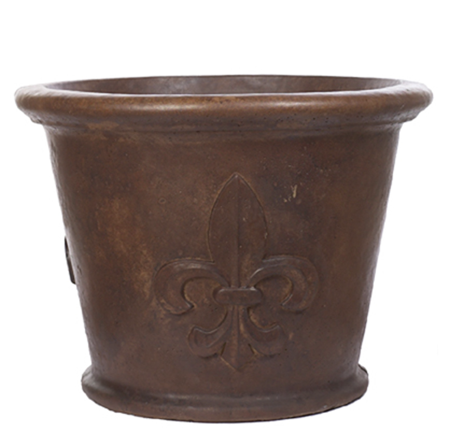 Planter Med FDL Round Brown