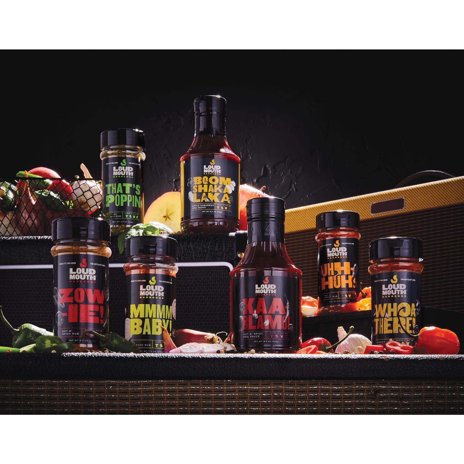 Loud Mouth ZOWIE Hot N' Spicy BBQ Rub 6.3 oz