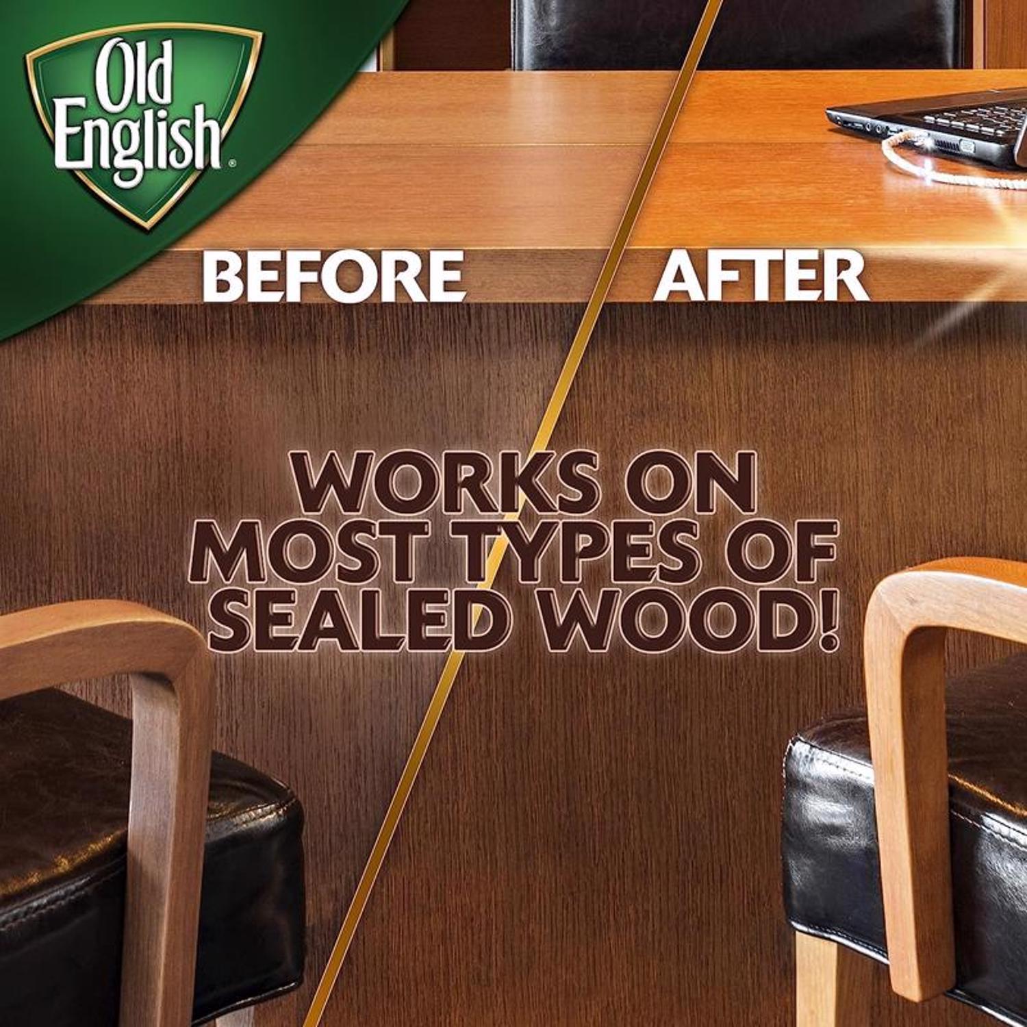 Old English Lemon Scent Furniture Polish 16 oz Liquid