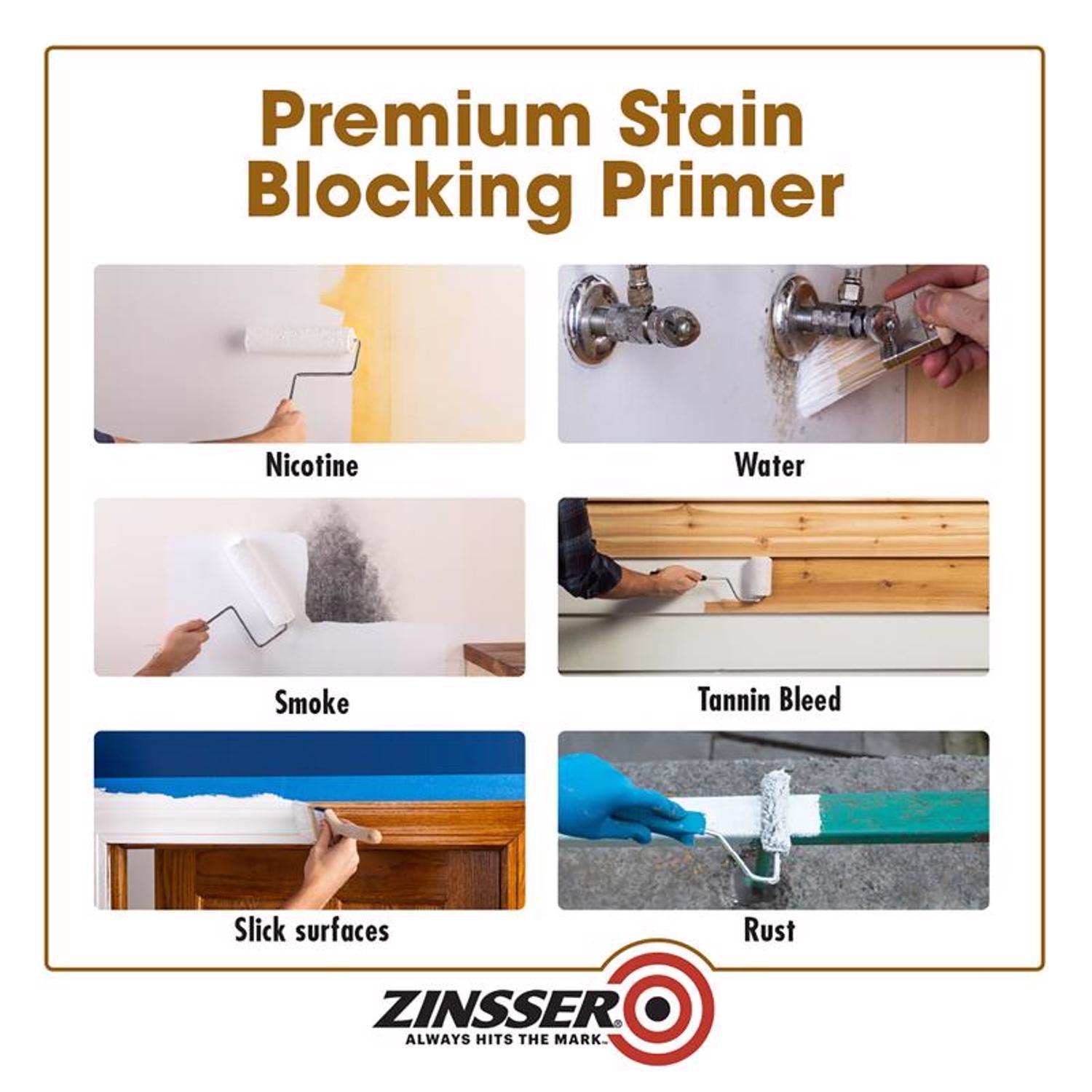 Zinsser Cover Stain White Oil-Based Alkyd Primer and Sealer 1 gal
