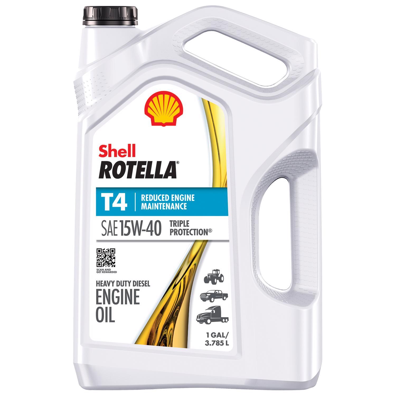 Shell Rotella 15W-40 Diesel Heavy Duty Engine Oil 1 gal 1 pk
