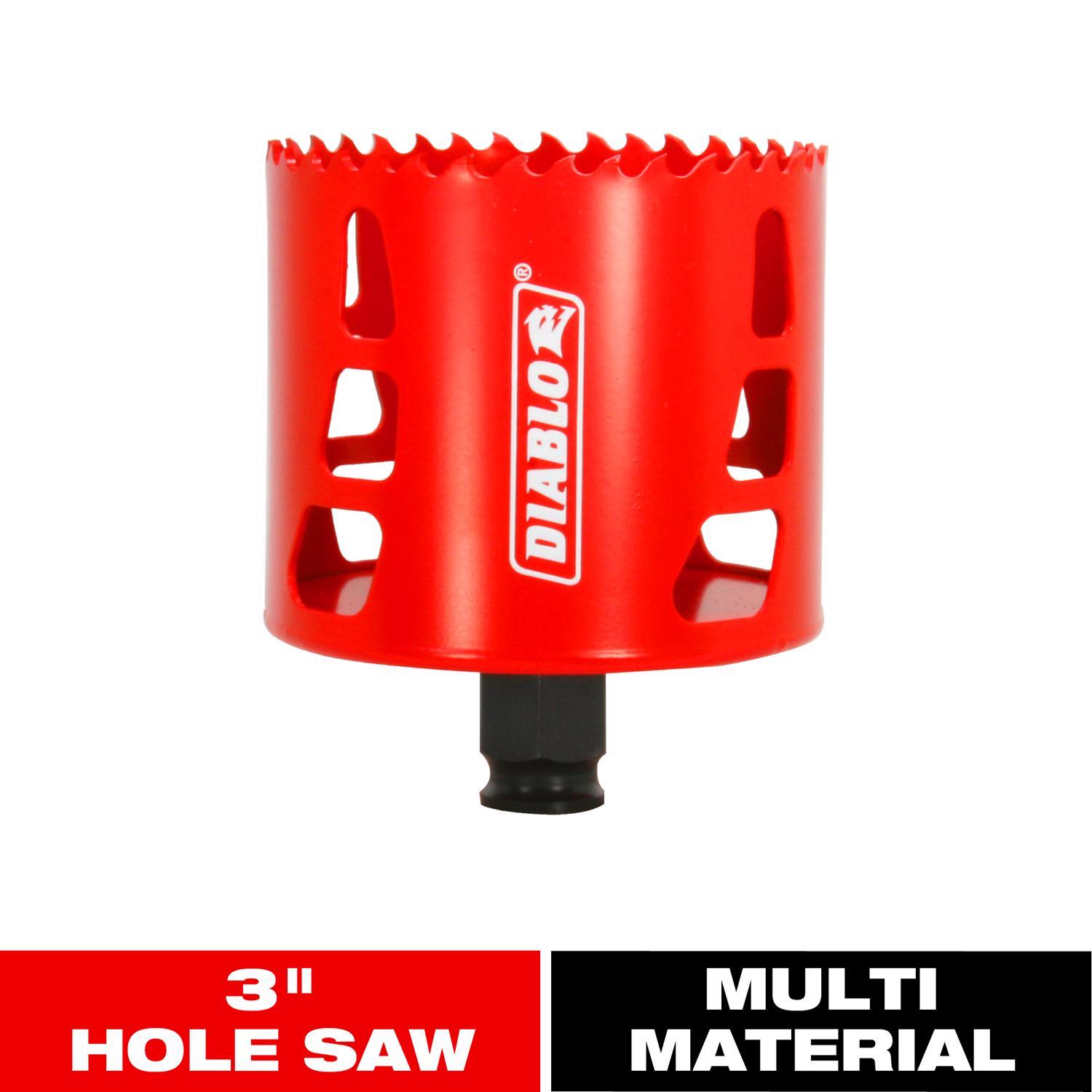 Diablo Snap-Lock Plus 3 in. Bi-Metal Hole Saw 1 pc