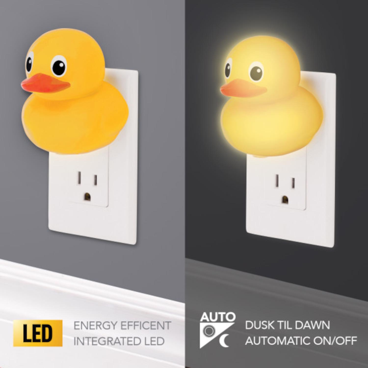 Globe Electric Automatic Plug-in Duck LED Night Light