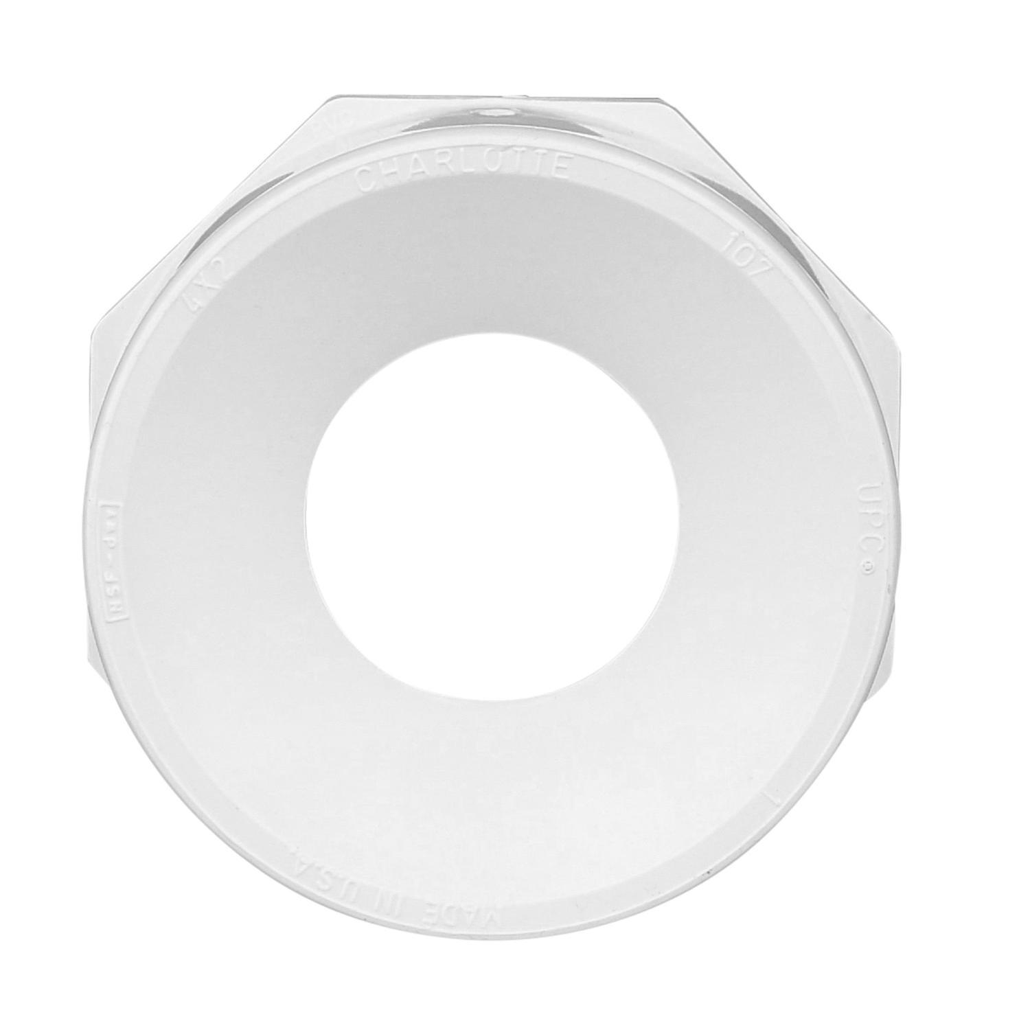 Charlotte Pipe Schedule 40 3 in. Spigot X 1-1/2 in. D Hub PVC Flush Bushing 1 pk