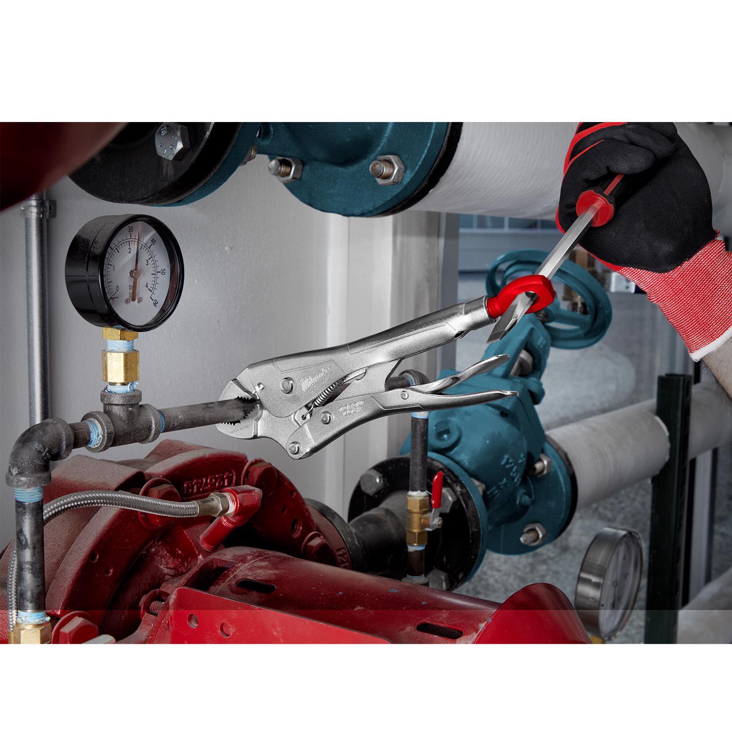 Milwaukee Torque Lock 5 in. Forged Alloy Steel Curved Jaw Locking Pliers