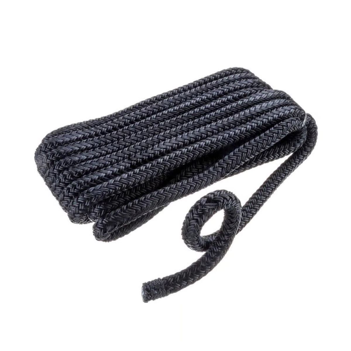 Seachoice Black Nylon Dock Lines 15 in.x 3/8 in.