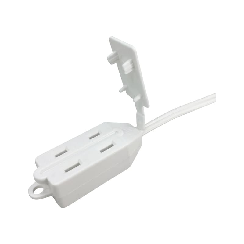Ace Indoor 15 ft. L White Extension Cord 18/2 SPT-2