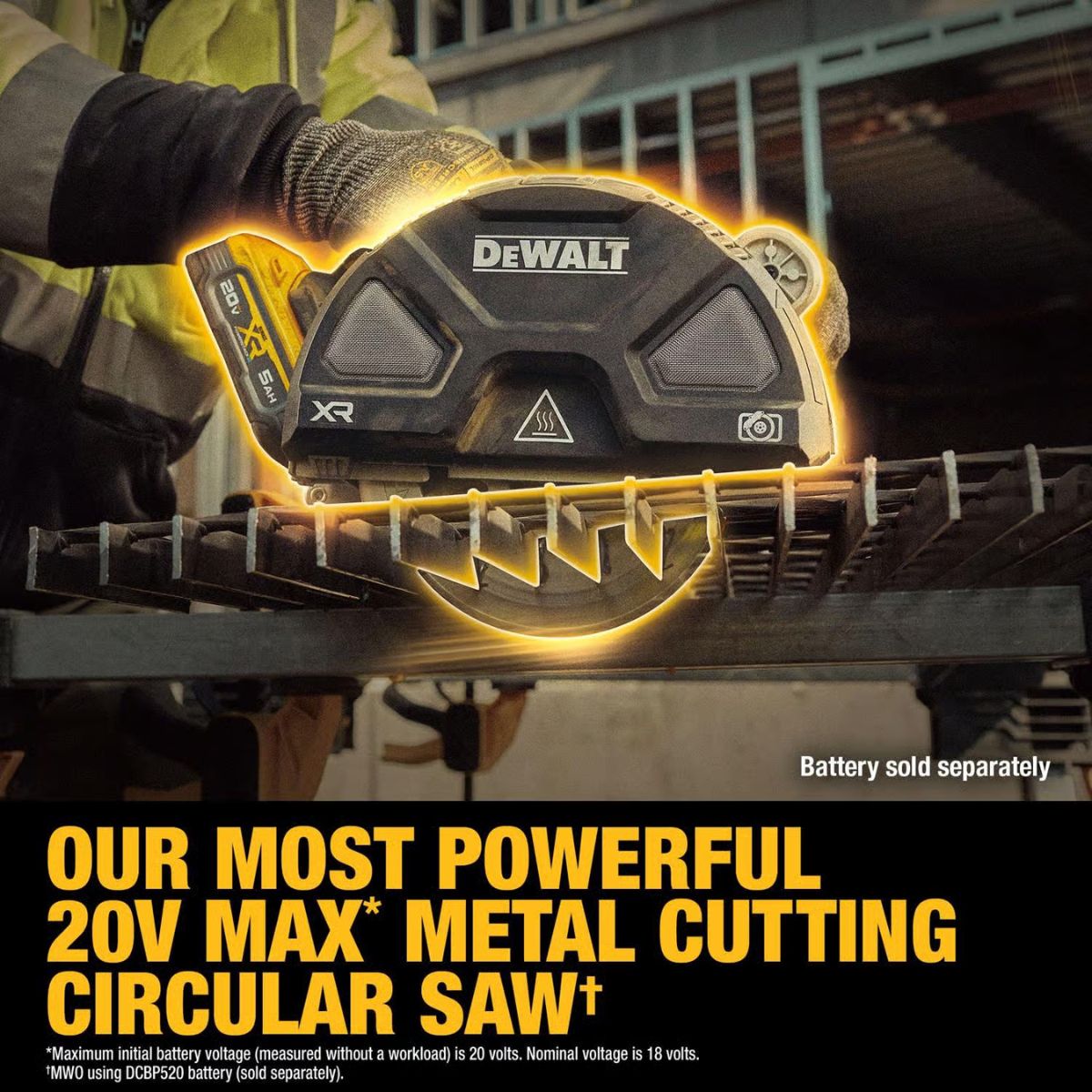 DeWalt 20V MAX XR 7-1/4 in. Cordless Brushless Metal Cutting Saw