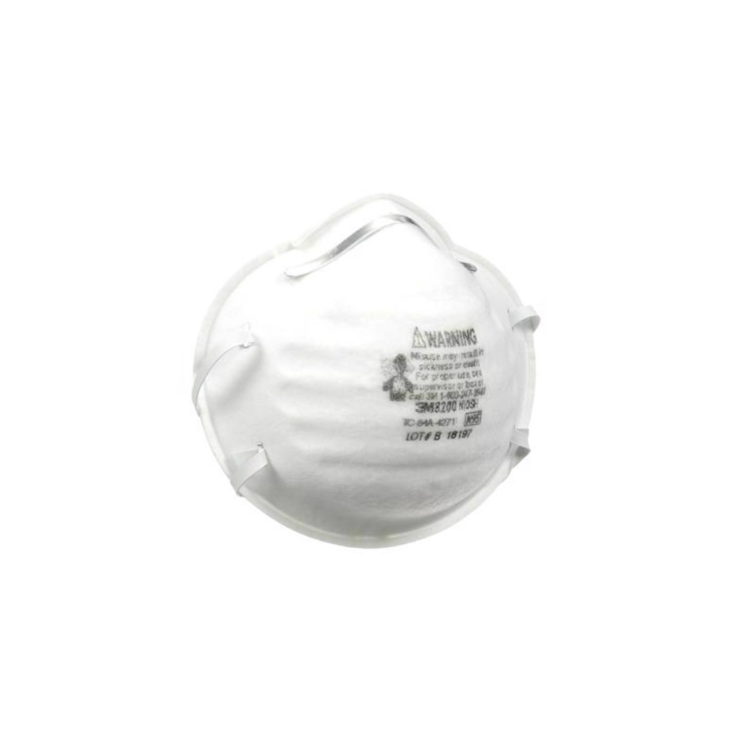 3M N95 Sanding and Fiberglass Respirator White 2 pk