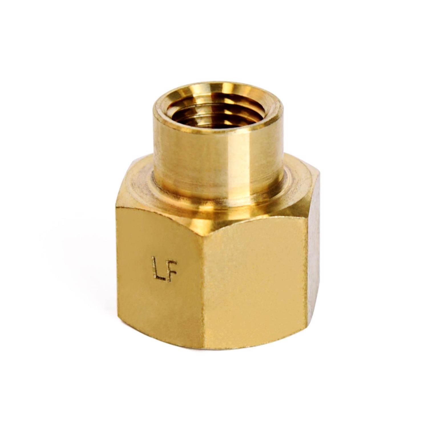 ATC 1/2 in. FPT 1/4 in. D FPT Brass Reducing Coupling