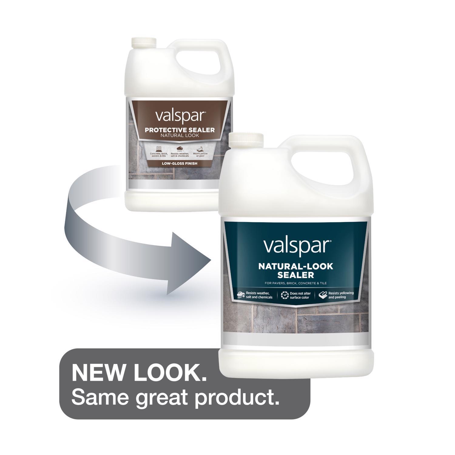 Valspar Natural Look Protective Sealer Flat Clear Silicone Natural Sealer 1 gal