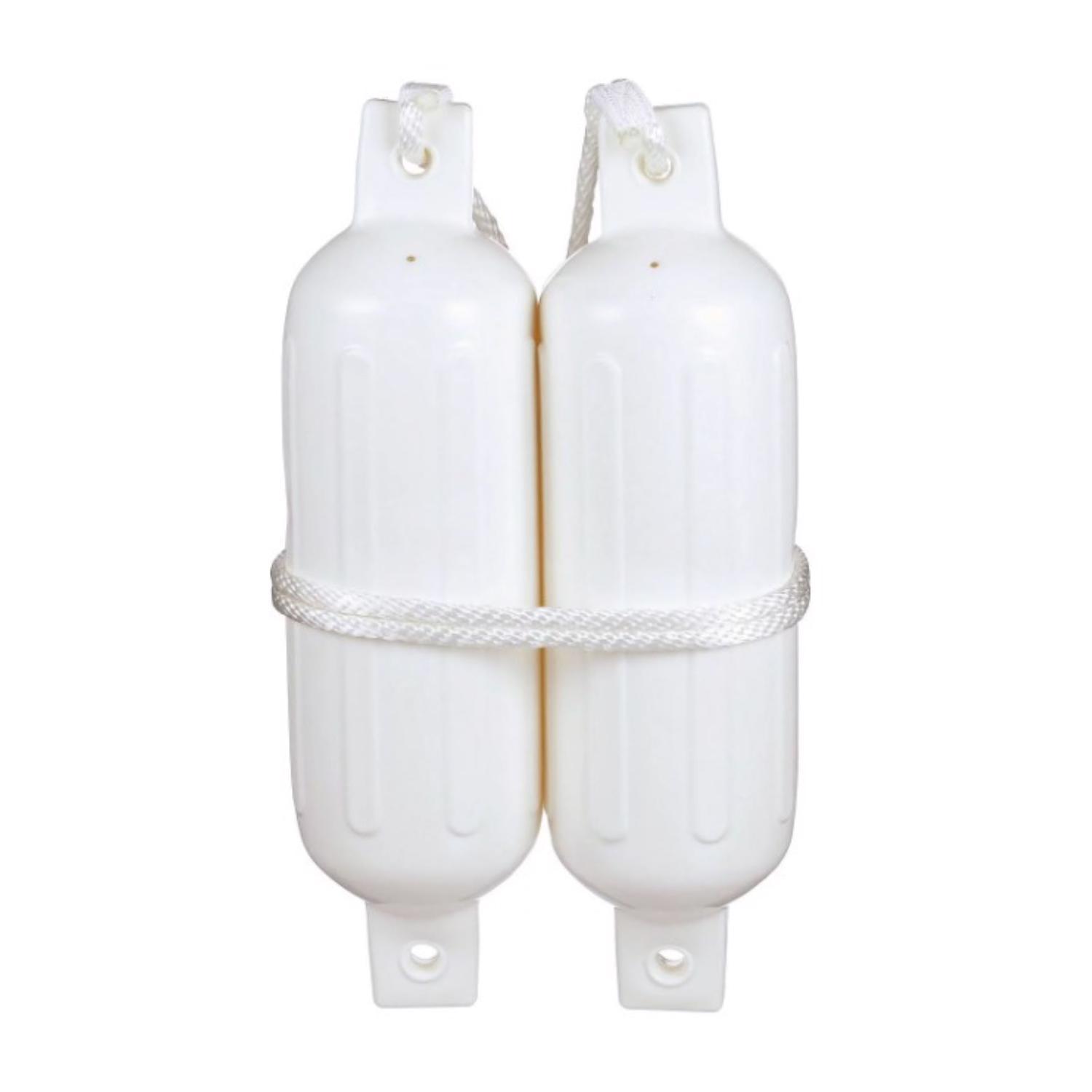 Seachoice Twin Eye White Vinyl Boat Fender