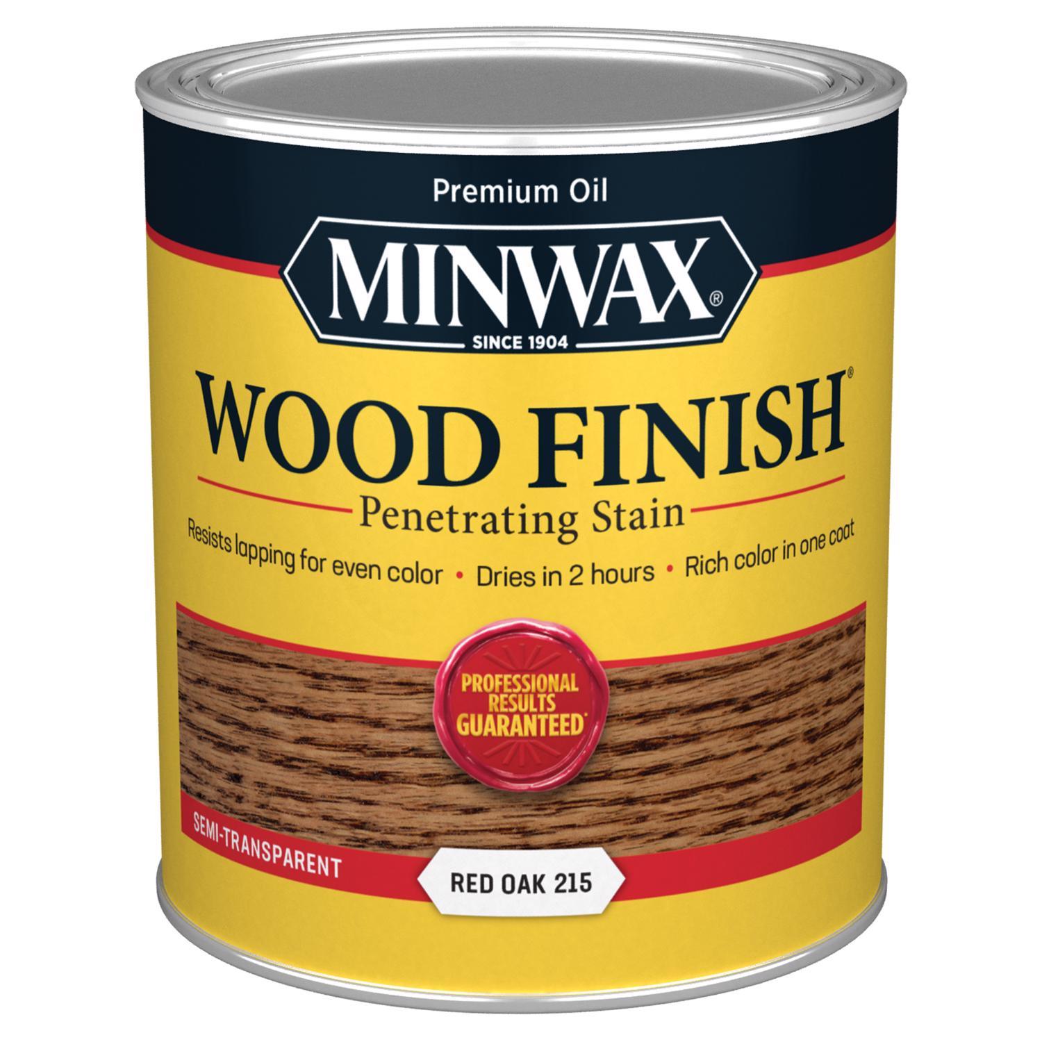 Minwax Wood Finish Semi-Transparent Red Oak Oil-Based Penetrating Wood Stain 1 qt