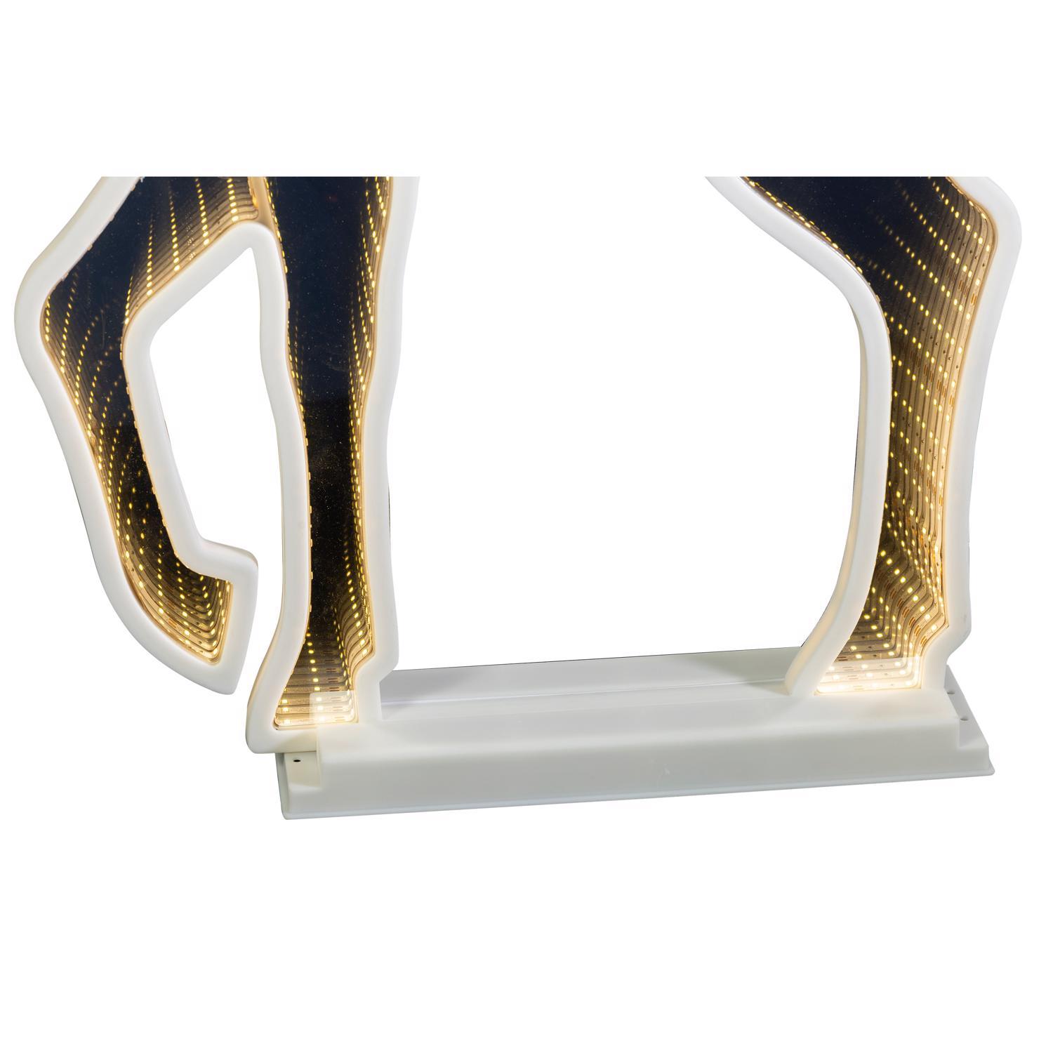 Celebrations LED Infinity Heads-up Deer 30 in. Yard Decor