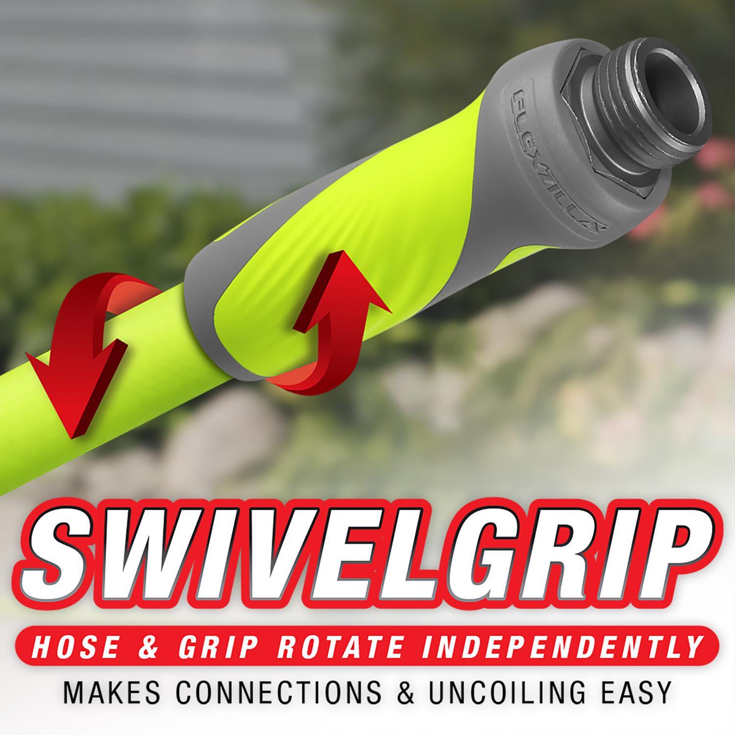 Legacy Flexzilla SwivelGrip 5/8 in. D X 50 ft. L Medium Duty Premium Grade Garden Hose