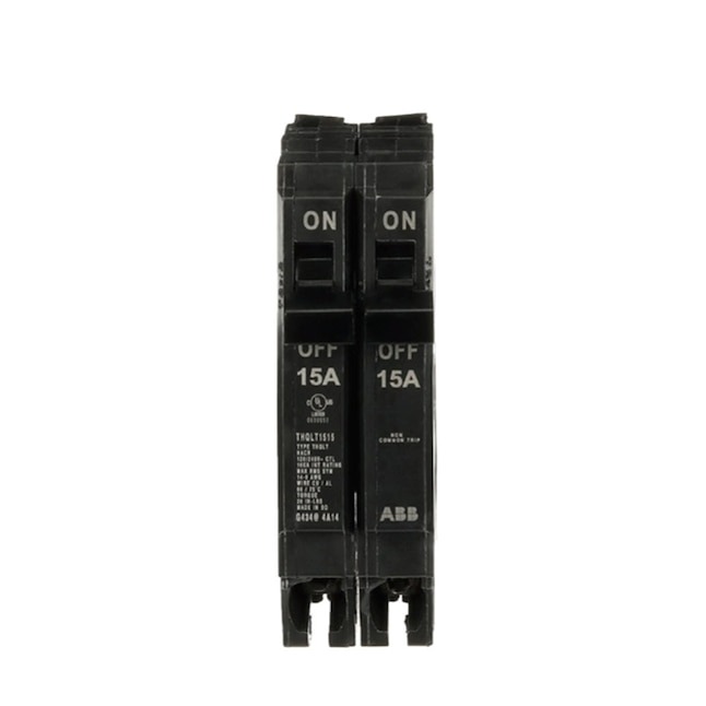 ABB 15-amp/15-amp 2 -Pole Tandem Circuit Breaker