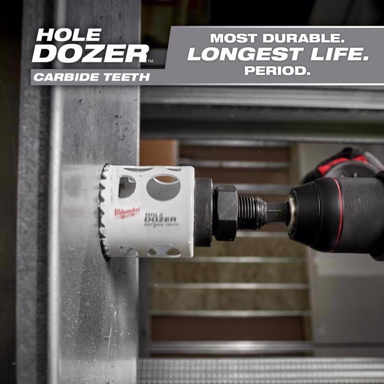 Milwaukee Hole Dozer 2-5/8 in. Carbide Tipped 1-7/8 in. L X 1/4 in. D Hole Saw